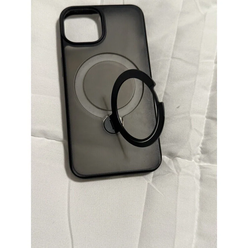 TORRAS OSTAND MAGNETIC BLACK TINT CASE WITH BLACK RING STAND IPHONE 13/14